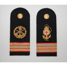 Spalline (paio)  per uniforme di servizio estiva (S.E.B) e ordinaria estiva (O.E.) per Primo Maresciallo della Marina Militare Italiana (tutte le categorie)